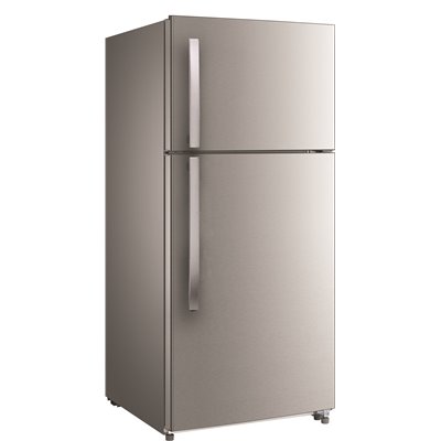 Vissani 18.0 cu. ft. Top Freezer Refrigerator in Stainless Steel Look
