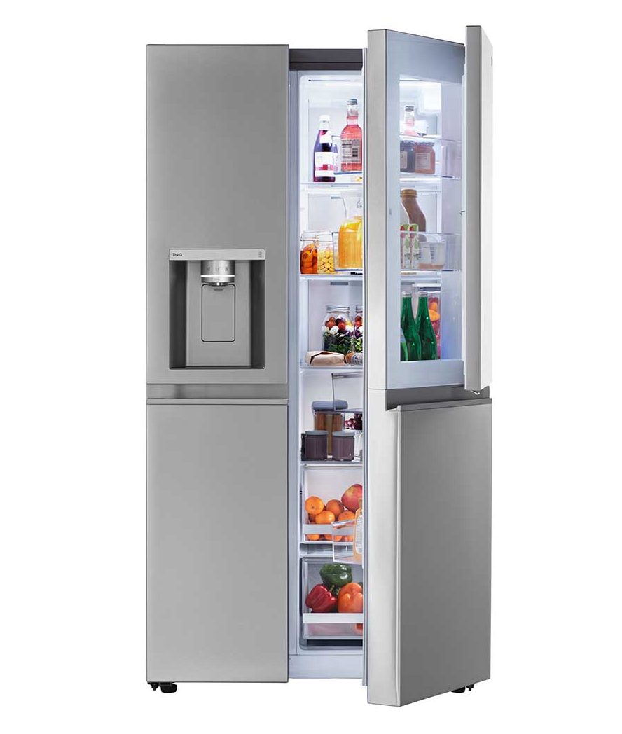 LG Smart Wi-FI Enabled 27-cu ft Side-by-Side Refrigerator with Dual Ice Maker