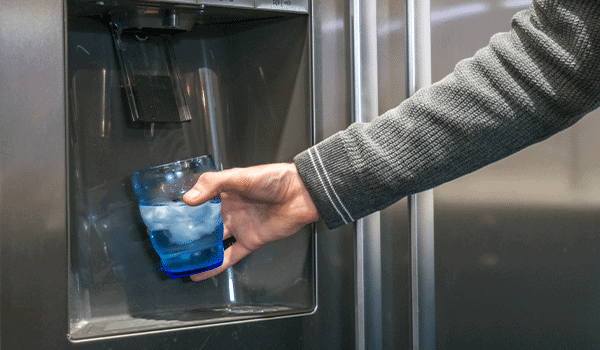 how to remove the ice bucket from a samsung refrigerator