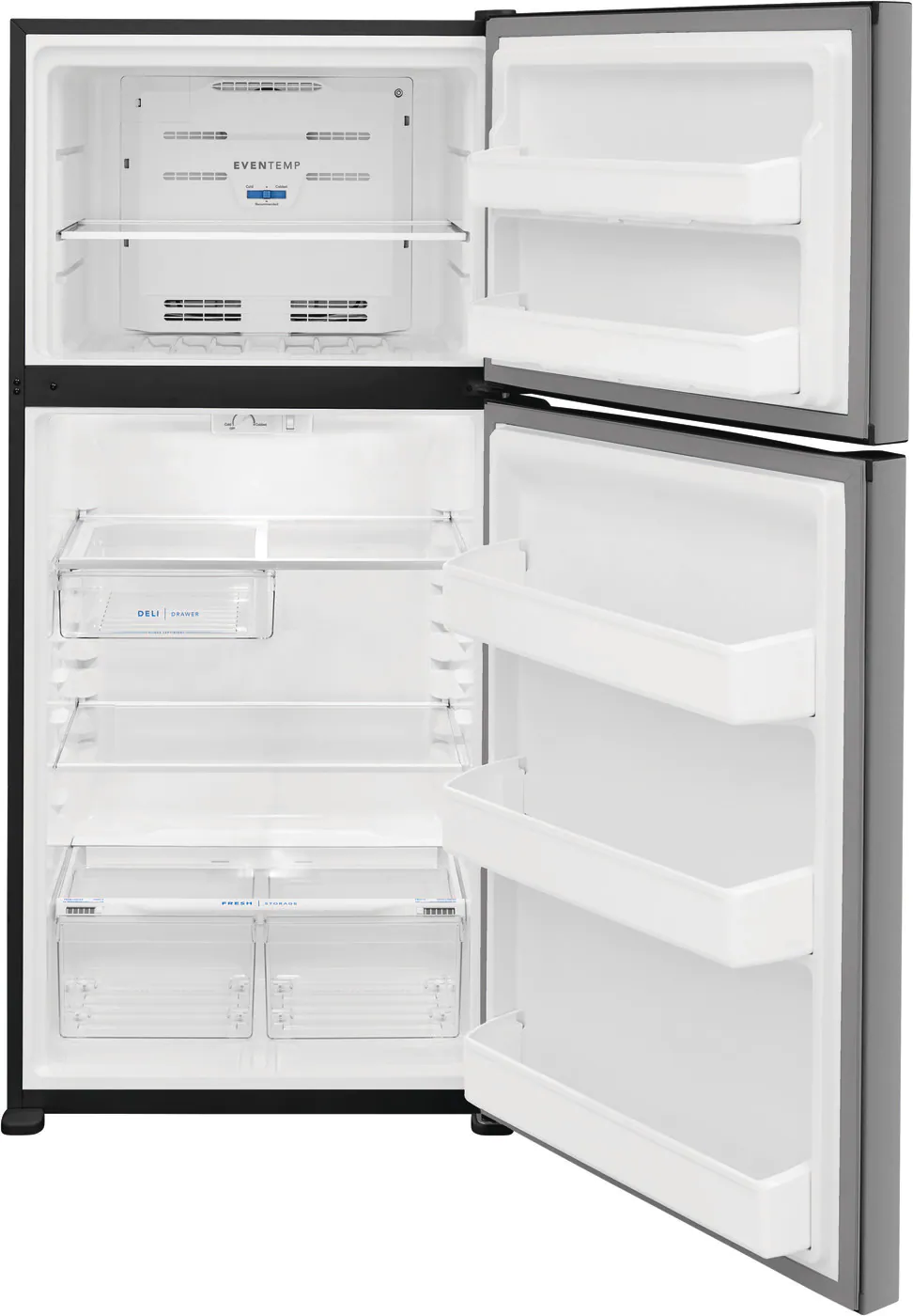 Top-freezer refrigerators