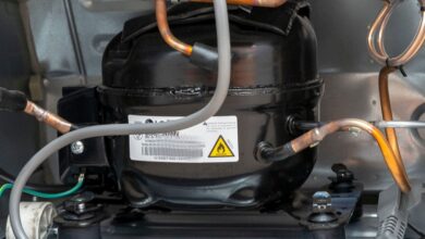 What are the signs of a faulty refrigerator compressor?