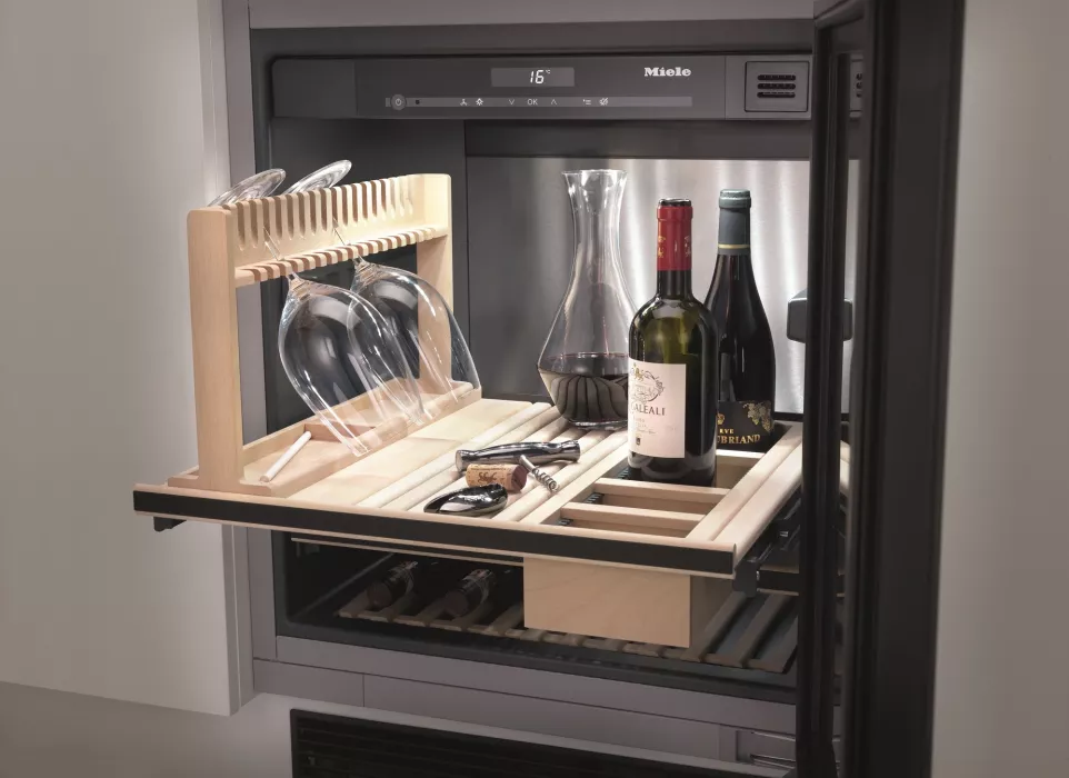 Why does a wine refrigerator has frost build up on the inside?