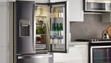How to secure a single French door refrigerator
