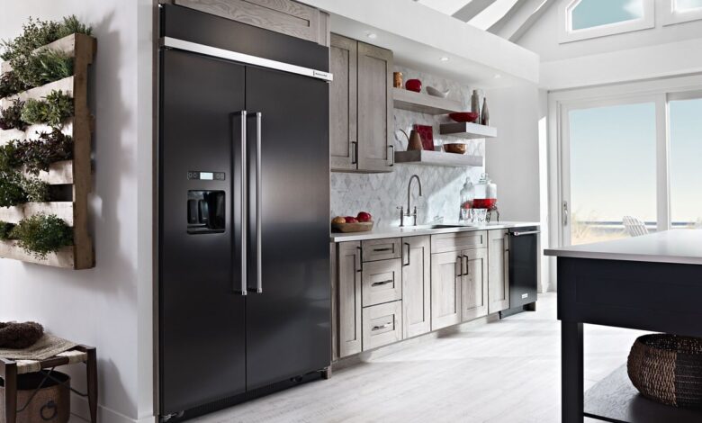 6 Best French door refrigerator black stainless steel